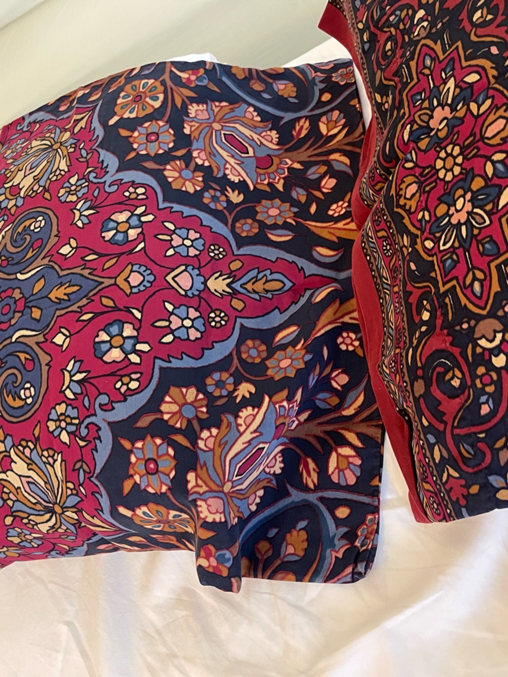 Vintage Ralph Lauren Brentwood Jewel Egyptian Cotton King Pillowcase Set of 2 - Picture 7 of 13